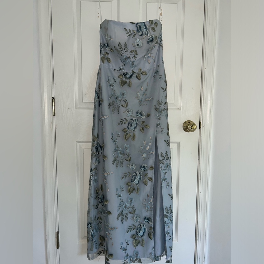 Jenny Yoo Enchanted Floral Whisper Blue